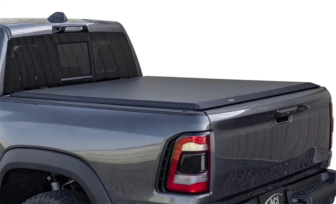 34249 – ACCESS Tonneau Cover, Soft Roll-Up Hook And Loop Low Profile Black Vinyl Lockable Using Tailgate Handle Lock ...